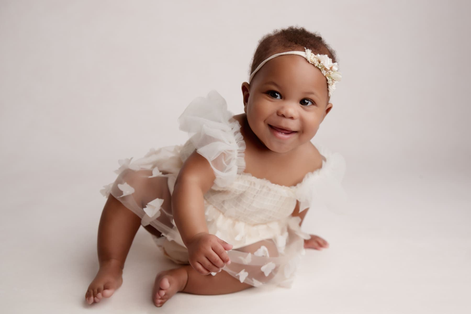Baby milestone photography in Lodi, CA by Jesica Allen Photography