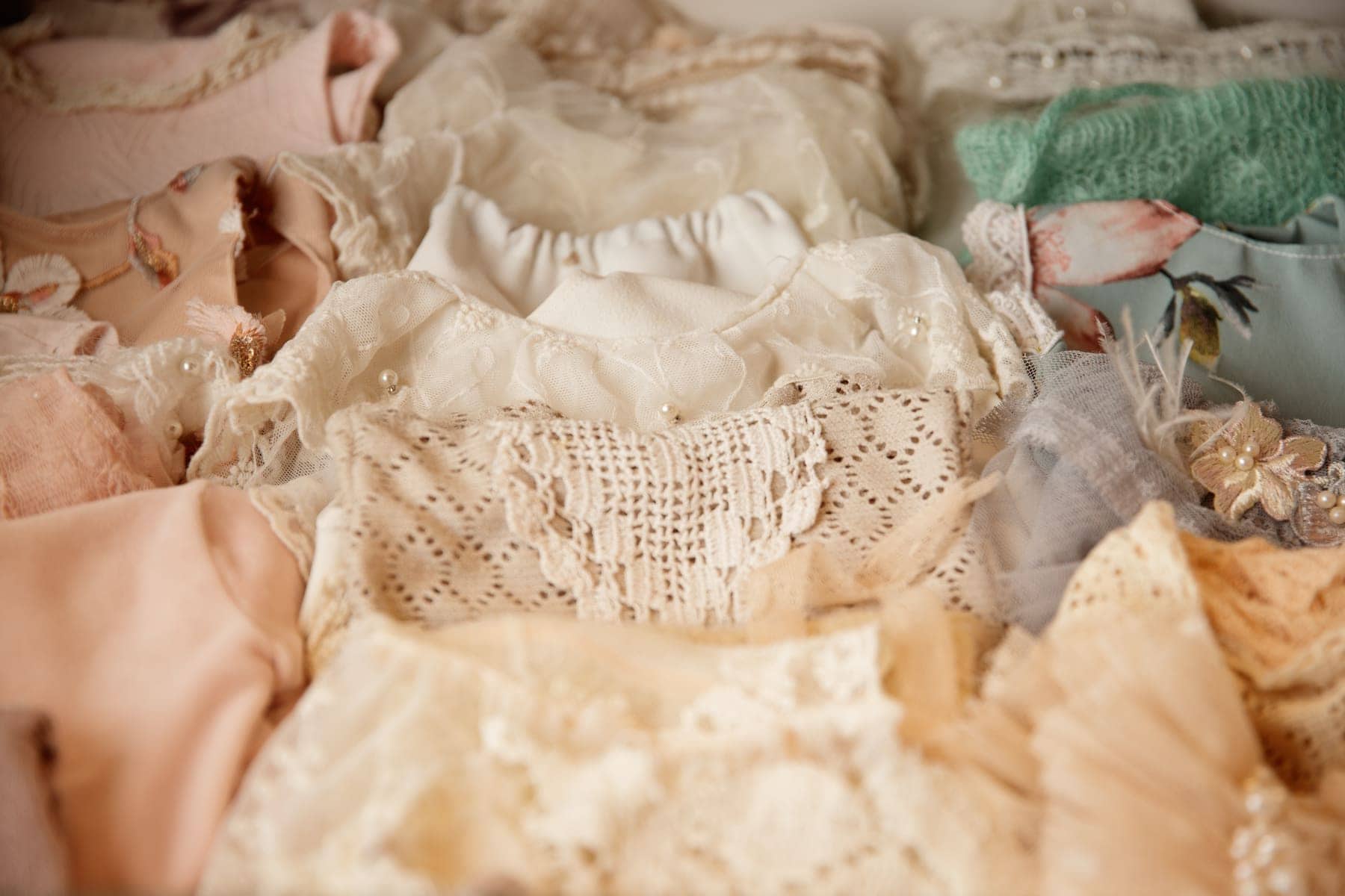 The wardrobe and prop collection at Jesica Allen's Lodi photography studio