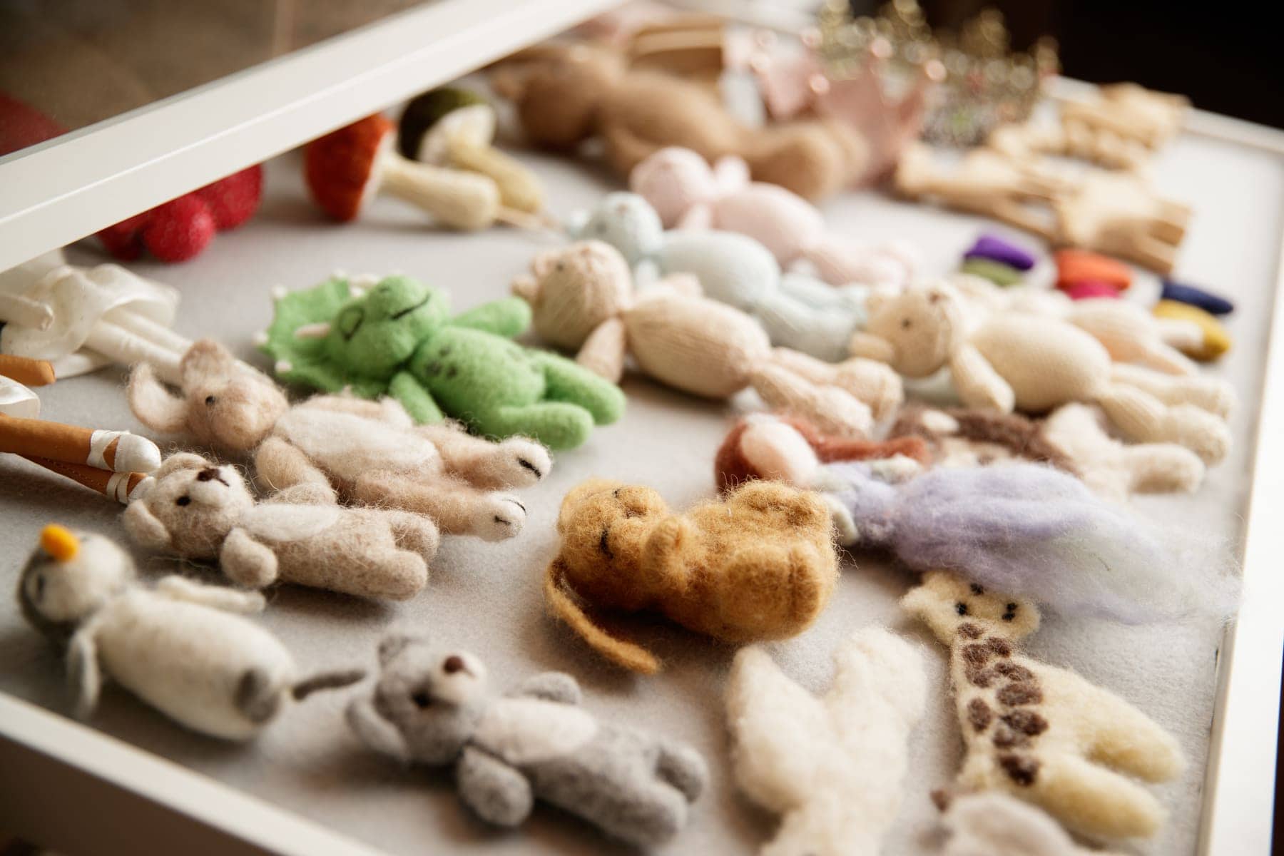The wardrobe and prop collection at Jesica Allen's Lodi photography studio